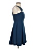 BCBGeneration 100% Recycled Polyester Solid Blue Cocktail Dress Size 2 - photo 4