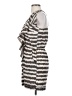 Greylin 100% Polyester Stripes Gray Casual Dress Size S - photo 5