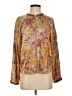 Tiny 100% Rayon Floral Gold Jacket Size S - photo 1
