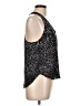 Three Eighty Two Black Sleeveless Blouse Size L - photo 4