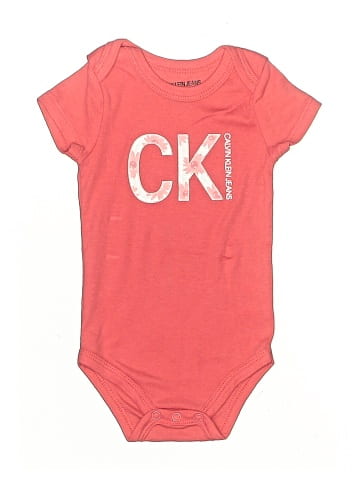 CALVIN KLEIN JEANS Short Sleeve Onesie (view 1)
