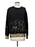 Coco + Carmen Metallic Black Pullover Sweater Size S - photo 1