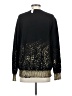 Coco + Carmen Metallic Black Pullover Sweater Size S - photo 2