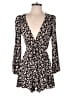 American Eagle Outfitters 100% Viscose Hearts Black Romper Size S - photo 1