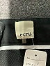 Ecru Solid Black Active Pants Size 2 - photo 4