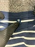 Uniqlo Stripes Blue 3/4 Sleeve T-Shirt Size 4 - photo 3