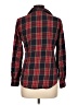 Leara Woman Plaid Red Long Sleeve Button-Down Shirt Size L - photo 2