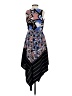 Bar III 100% Polyester Print Black Casual Dress Size XXS - photo 2