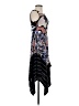 Bar III 100% Polyester Print Black Casual Dress Size XXS - photo 4