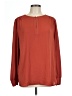 Ann Taylor LOFT 100% Polyester Red Long Sleeve Blouse Size L - photo 1