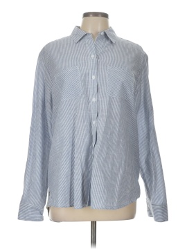 Beach Lunch Lounge Long Sleeve Button Down Shirt