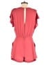 BCBGMAXAZRIA 100% Polyester Solid Red Romper Size 6 - photo 2