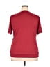 Unbranded 100% Polyester Burgundy Short Sleeve Top Size 2XL - photo 2
