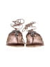 Donald J Pliner Brown Silver Sandals Size 7 1/2 - photo 2