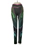 Unbranded Graphic Green Yoga Pants Size S - photo 1