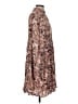 Code x Mode 100% Polyester Paisley Brown Casual Dress Size S - photo 4