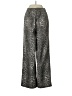 Unbranded 100% Polyester Animal Print Silver Casual Pants Size S - photo 2
