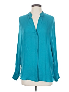 Haute Hippie Long Sleeve Silk Top