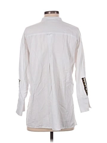 Zara Basic 3/4 Sleeve Button-Down Shirt (view 2)