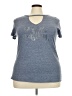 Lane Bryant Gray Short Sleeve Top Size 18 - 20 - photo 1