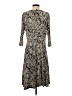 Dunia Animal Print Tan Casual Dress Size M - photo 2