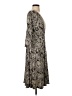 Dunia Animal Print Tan Casual Dress Size M - photo 4
