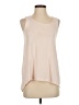 Splendid Ivory Sleeveless T-Shirt Size S - photo 1