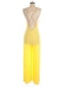 BA&SH Color Block Yellow Jumpsuit Size Sm (1) - photo 2