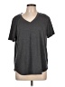 Shein Gray Short Sleeve Top Size 12 - photo 1