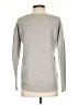 Wythe Ny 100% Cashmere Metallic Gray Cashmere Pullover Sweater Size S - photo 2