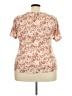 Daytrip Brown Short Sleeve Blouse Size XXL - photo 2
