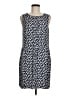 J.Crew Print Blue Casual Dress Size 8 - photo 1