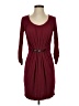 Max Studio Solid Burgundy Casual Dress Size XS - photo 1