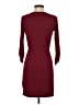 Max Studio Solid Burgundy Casual Dress Size XS - photo 2