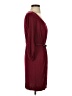 Max Studio Solid Burgundy Casual Dress Size XS - photo 4