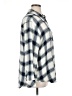 Lane Bryant Plaid Blue Long Sleeve Button-Down Shirt Size 14 - 16 Plus - photo 4