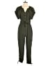 Parker 100% Viscose Solid Green Jumpsuit Size 4 - photo 1