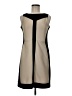 DressBarn Chevron-herringbone Tan Cocktail Dress Size 6 - photo 1