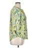 Fred David Yellow 3/4 Sleeve Blouse Size XL - photo 4