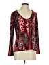 Assorted Brands Burgundy Pink Long Sleeve Blouse Size S (estimated) - photo 1
