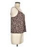 Shein 100% Polyester Brown Sleeveless Top Size M - photo 4