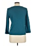 Rafaella 100% Cotton Teal 3/4 Sleeve Top Size M (petite) - photo 2