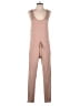 Lezat Solid Brown Jumpsuit Size S - photo 1