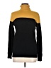 PREMISE Color Block Gold Turtleneck Sweater Size M - photo 1
