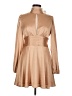 Forever 21 Solid Tan Cocktail Dress Size L - photo 1
