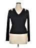 Bar III Black Long Sleeve Top Size XL - photo 1