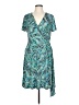 Unbranded Paisley Teal Casual Dress Size L (estimated) - photo 1