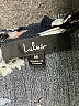 Lulus 100% Rayon Black Blue 3/4 Sleeve Blouse Size M - photo 6