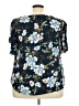 Roz & Ali 100% Polyester Blue Short Sleeve Blouse Size 2X - photo 2