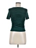 Shein Teal Short Sleeve Top Size 6 - photo 1